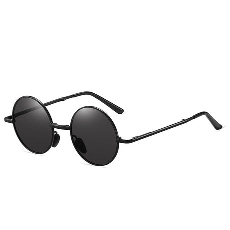 Men's Foldable Round Frame Sunglasses