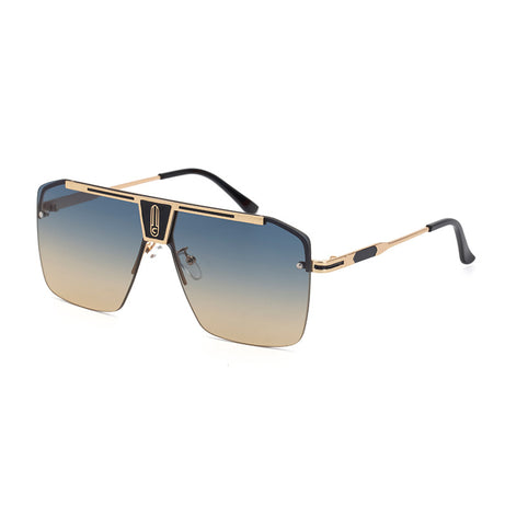 Men's Large-Frame Square Trendy Sunglasses