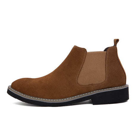 Men's Leather British Style Chelsea Boots