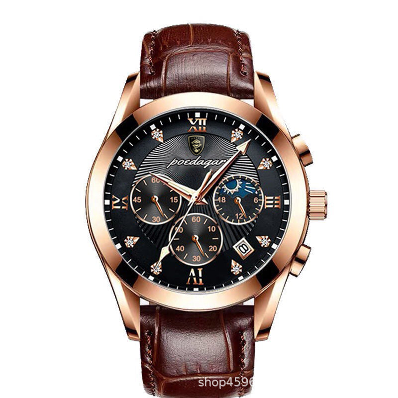 Men's Multi-Function Trendy Watch