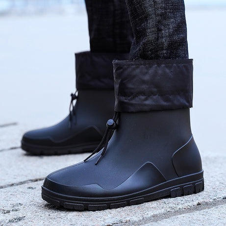 Men's High-Top Waterproof Rain Boot