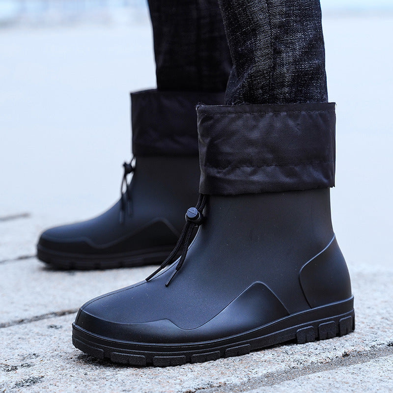 Men's High-Top Waterproof Rain Boot