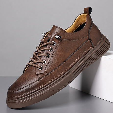 Men's Leather Trendy Versatile Casual Shoes