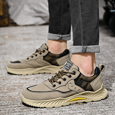 Men's Leather Outdoor Trekking Shoes