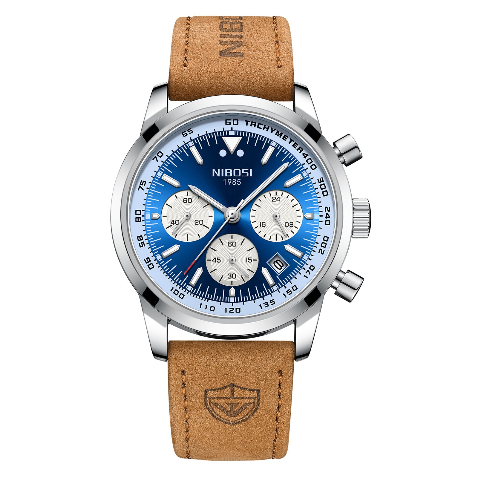 Men's Large Dial Calendar Display  Watche