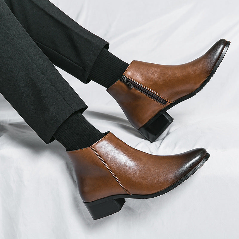 Men's High Top Sleeve Casual Martin Boots