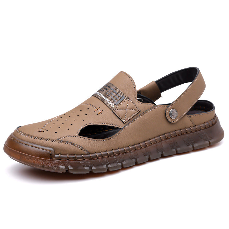 Men's Leather Trendy Casual Sandals