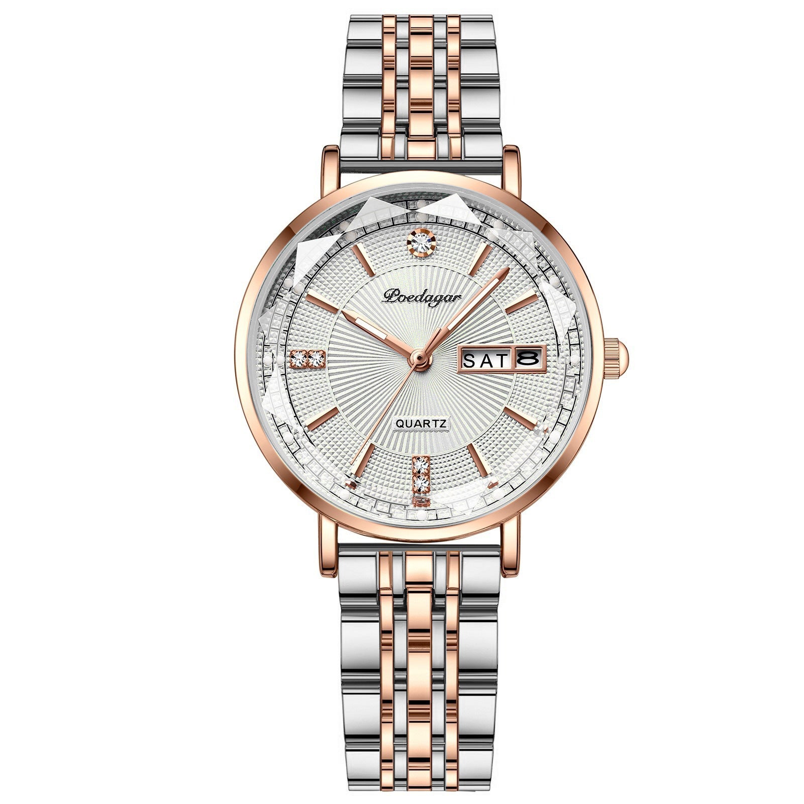 Women's Trendy Double Calendar Watch