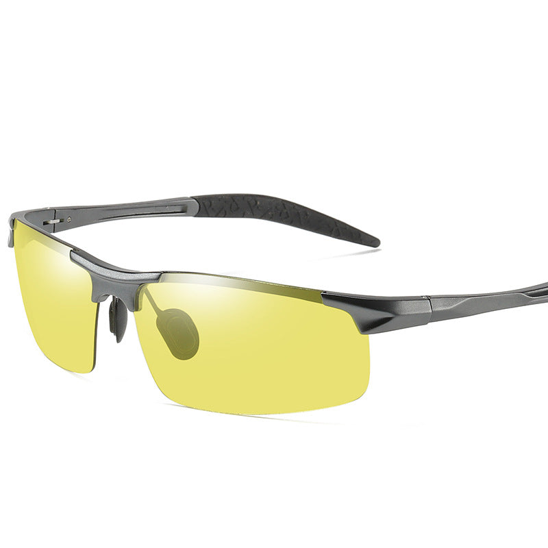 Men's Color-changing Sports Aluminum Polarized Sunglasses