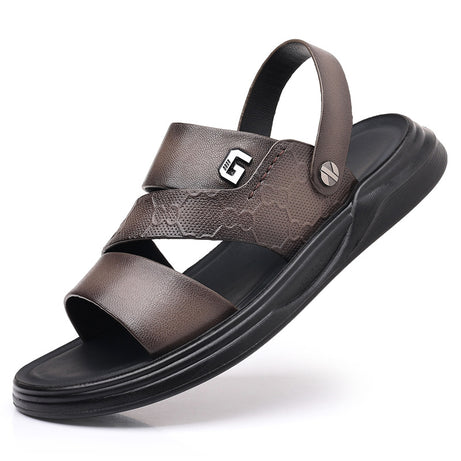 Men's Leather Casual Outdoor Sandals