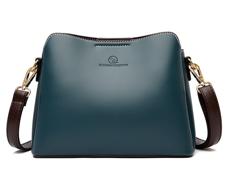 Women's Leather High-End Bucket Bags