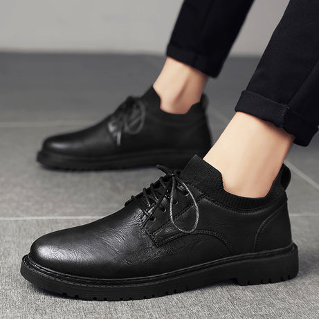 Men's Leather Fashion Trend Casual Shoes