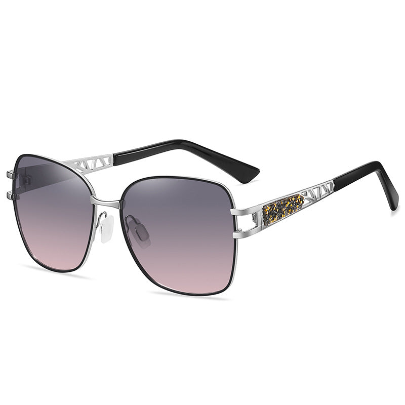 Men's Fashionable Metal Polarized Sunglasses