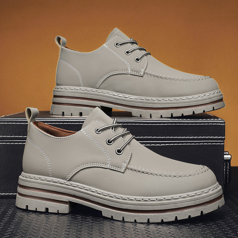 Men's Lace-up Casual Outdoor Tooling Shoes