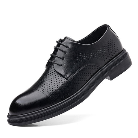 Men's Leather Hollow British Style Casual Shoes