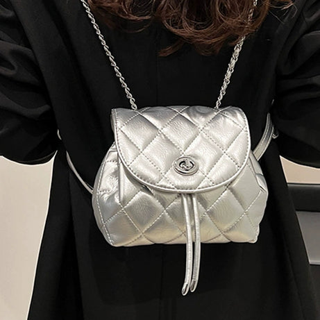 Women's Rhombus Trendy Leather Bag