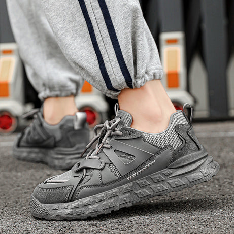 Men's Trendy Solid Color Thick-soled Heightening Shoes