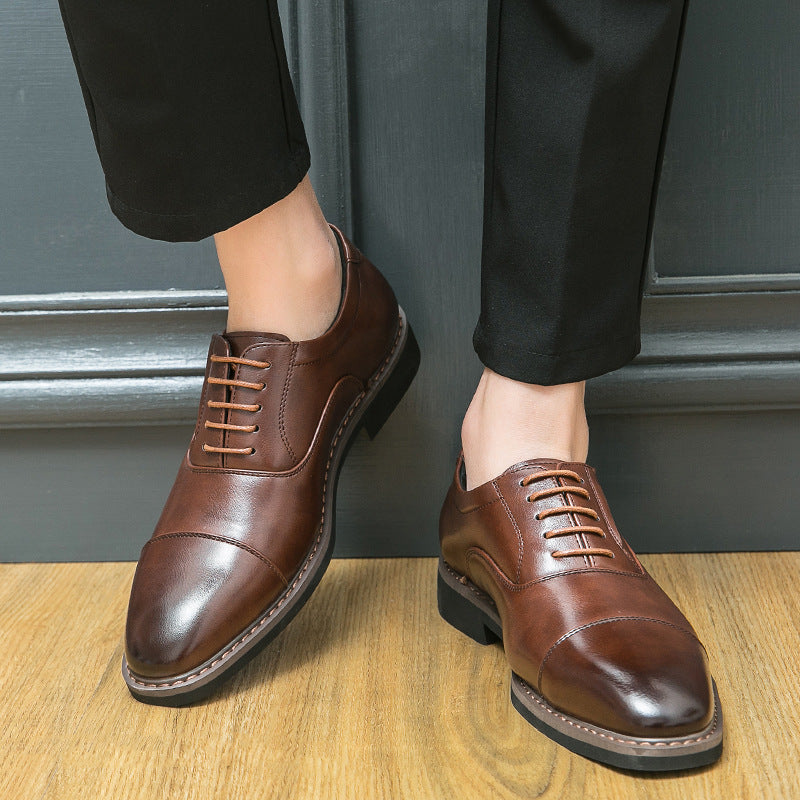 Men's British Style Pointed Outdoor Shoes