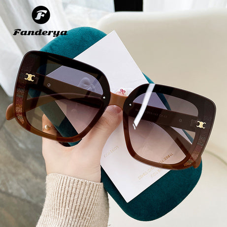 Women's Large Frame UV-proof Sunglasses