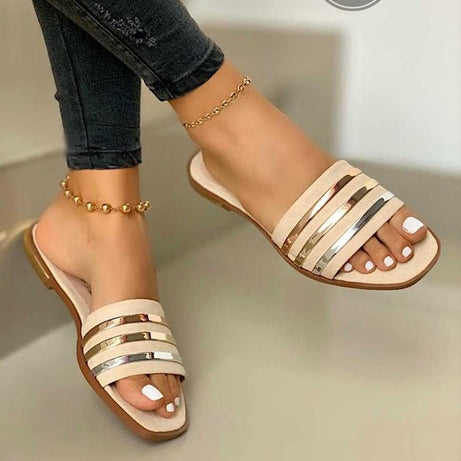 Women's Flat-Soled Roman Fairy Wind Beach Shoes