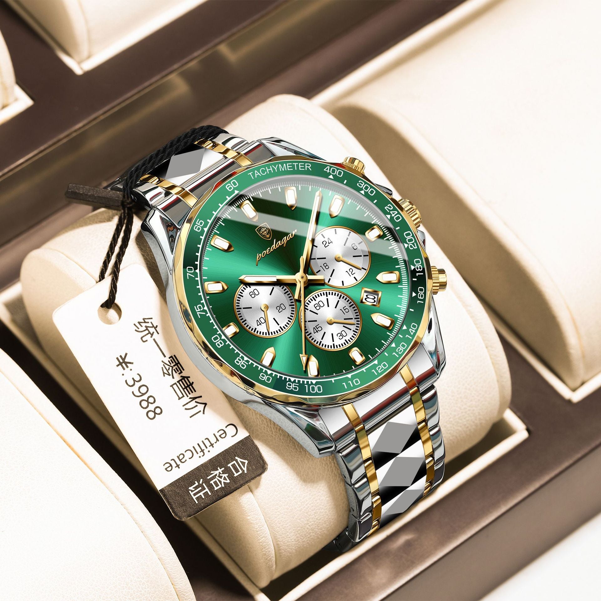 Men's  Multi-functional Quartz Watch