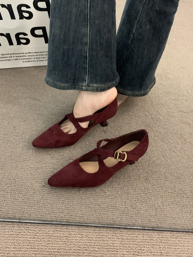 Women's Comfortable Pointed Design Work Shoes