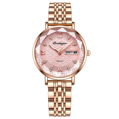 Women's Waterproof Double Calendar Watch