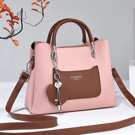 Women's Leathe Trendy Hand & Shoulder Bag