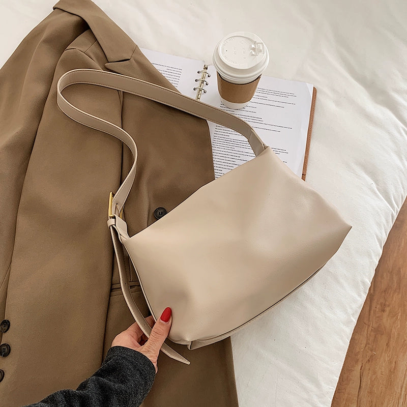 Women's Leather Trendy Shoulder Bag