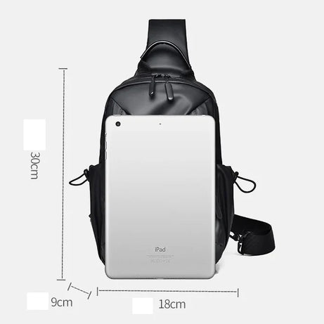 Men's Multi-Compartment Fashion Casual Chest Bag