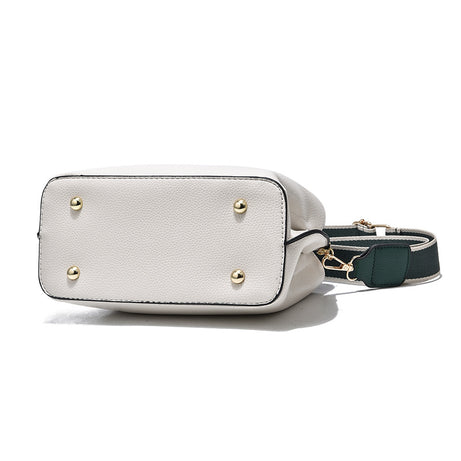 Women's Bag Simple Casual Lychee Pattern Bucket Bag