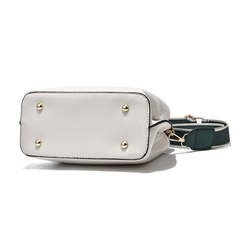 Women's Bag Simple Casual Lychee Pattern Bucket Bag