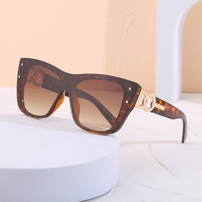 Women's Cat Eye Fashion Large Frame Sunglasses