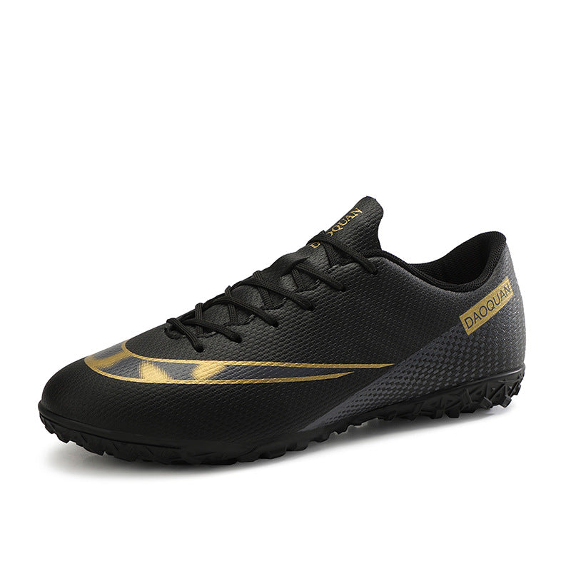 Men's Gamon Leather Low-Top Football Turf Sports Shoes
