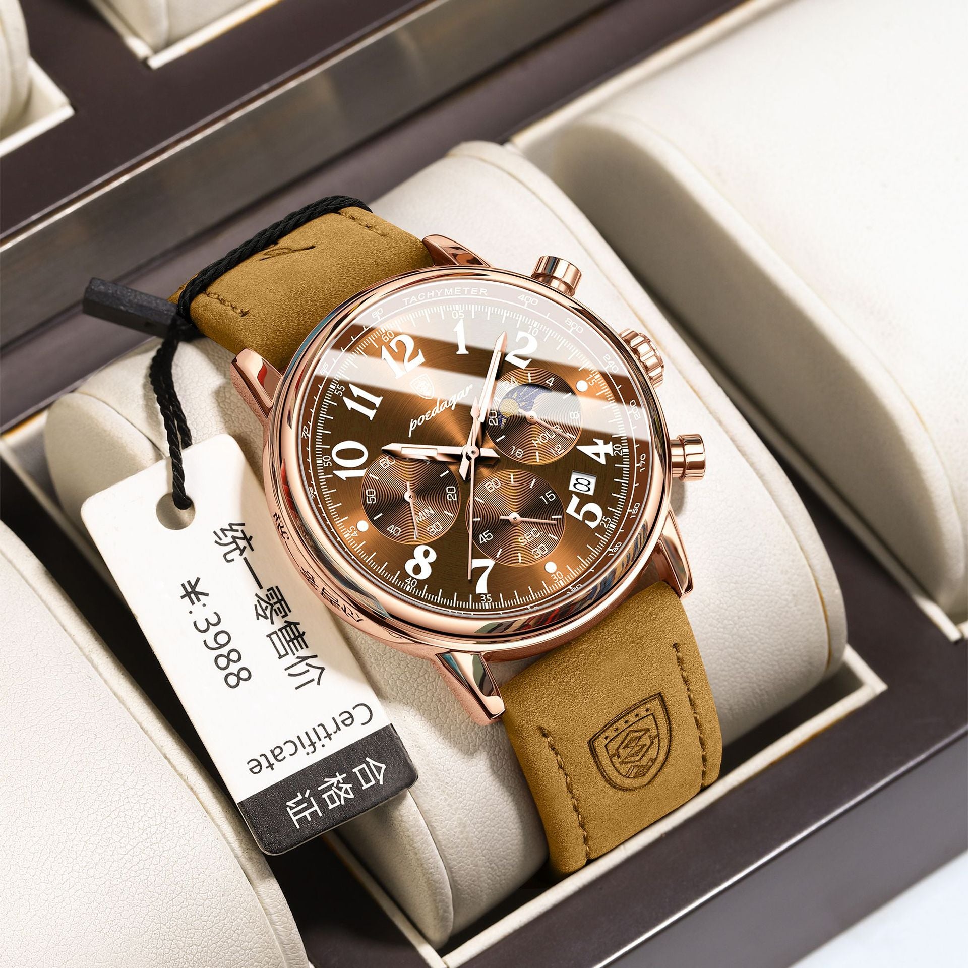 Men's Multi-functional Quartz Watch