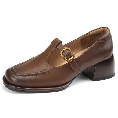 Women's Middle Heel Thick Heel Shoes