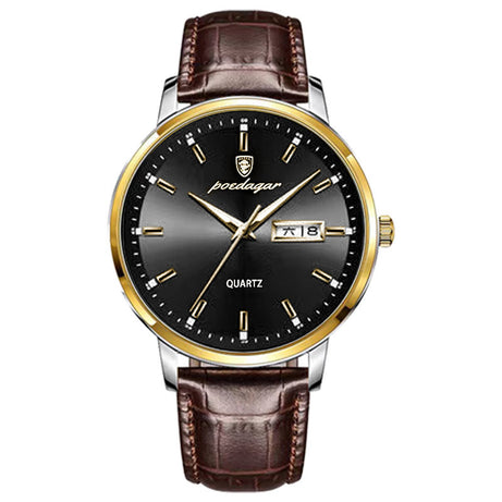 Men's Ultra-thin Double Calendar  Watch