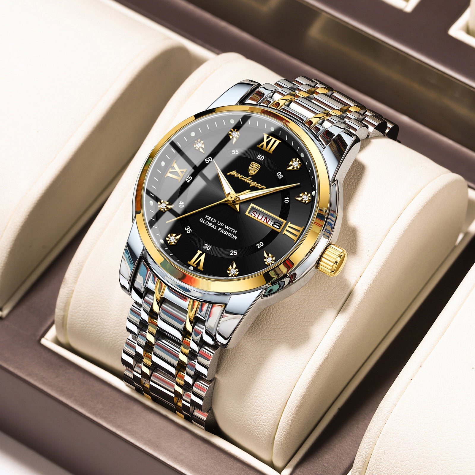 Men's Stainless Steel Explosion  Watch