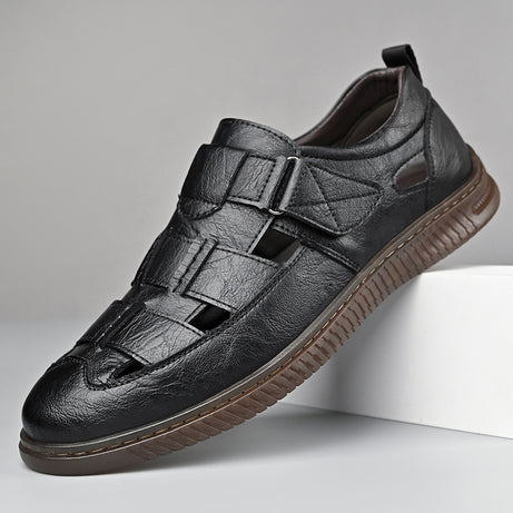 Men's Leather Fashion Trendy Casual Sandals
