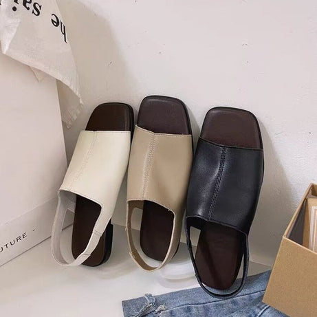 Women's Flat-bottomed Retro Slippers