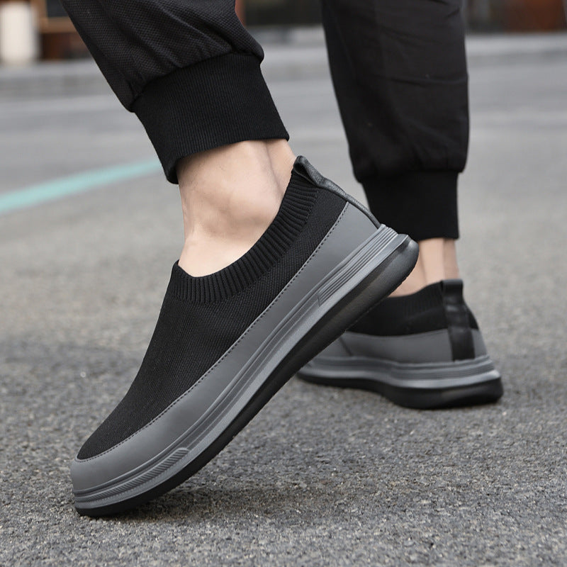 Men's Breathable Cloth Mesh Canvas Casual Shoes (In Stock)