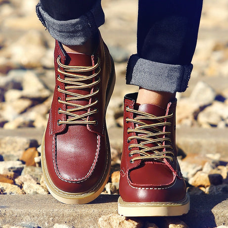 Men's Fashion High-Top Casual Martin Boots (In Stock)