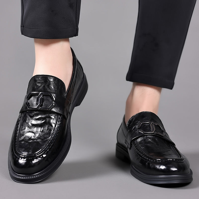 Men's Leather British Style Versatile Shoes