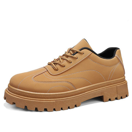 Men's Retro Style Fashion Low-Top Outdoor Leather Boots