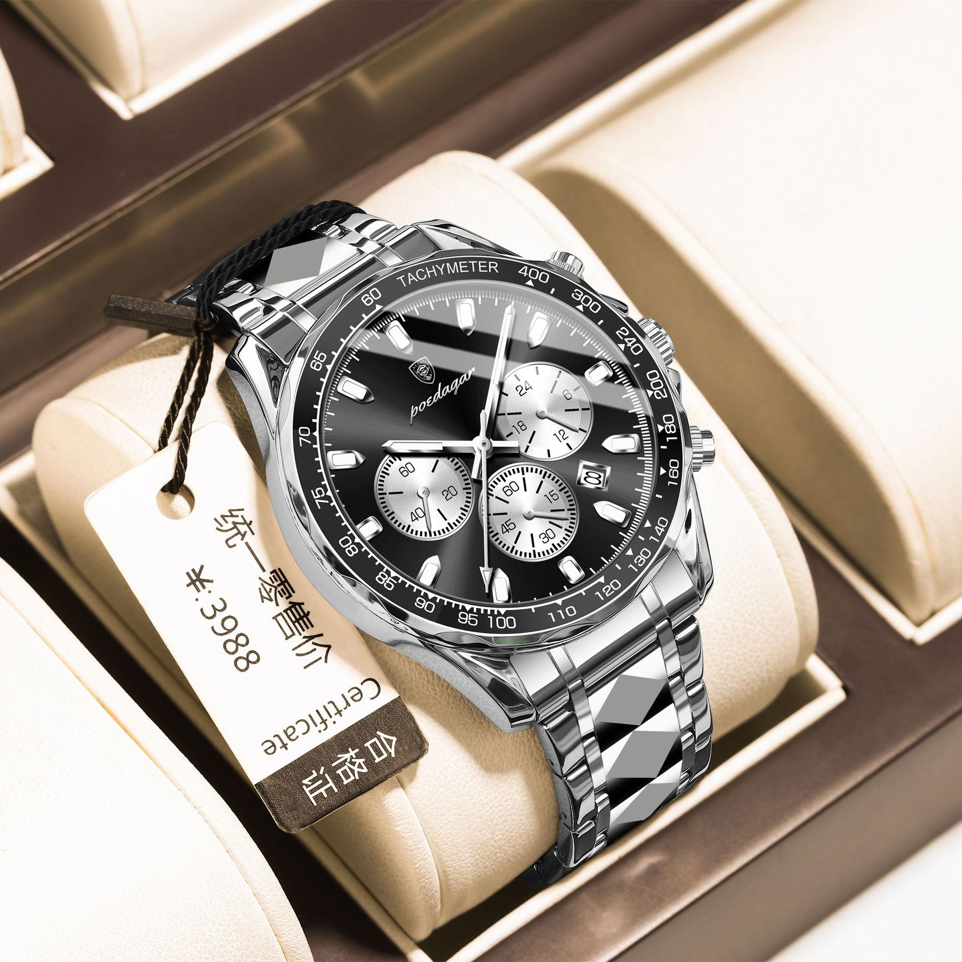 Men's  Multi-functional Quartz Watch