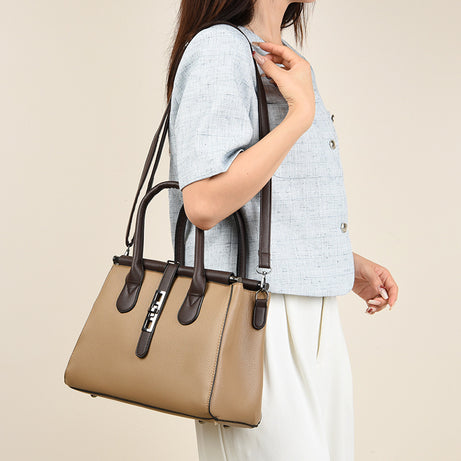 Women's Leather Versatile Trendy Handbag