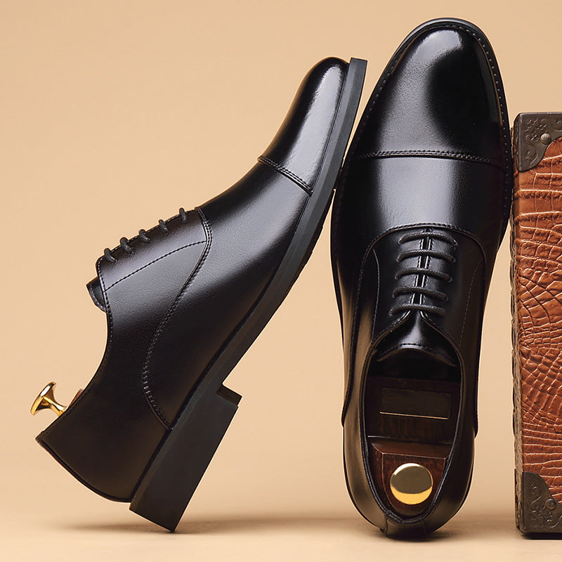 Men's Leather British Formal Casual Shoes