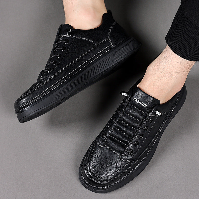 Men's Trend British Style Leather Casual Shoes