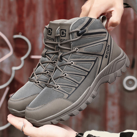 Men's Synthetic Leather High-Top Hiking Boot