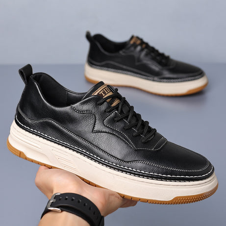 Men's Leather British Style Casual Shoes